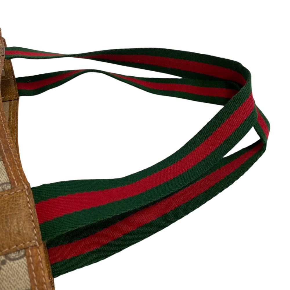 Gucci Vintage Shoulder Bag Sherry Line GG Pattern — view 5