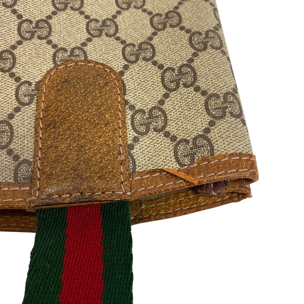 Gucci Vintage Shoulder Bag Sherry Line GG Pattern — view 6