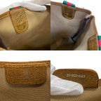 Gucci Vintage Shoulder Bag Sherry Line GG Pattern — view 8