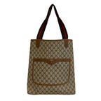 Gucci Vintage Shoulder Bag Sherry Line GG Pattern