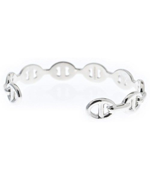 Hermes Bracelet Bangle Silver — view 2