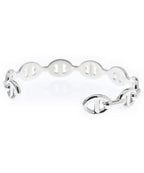 Hermes Bracelet Bangle Silver — view 2