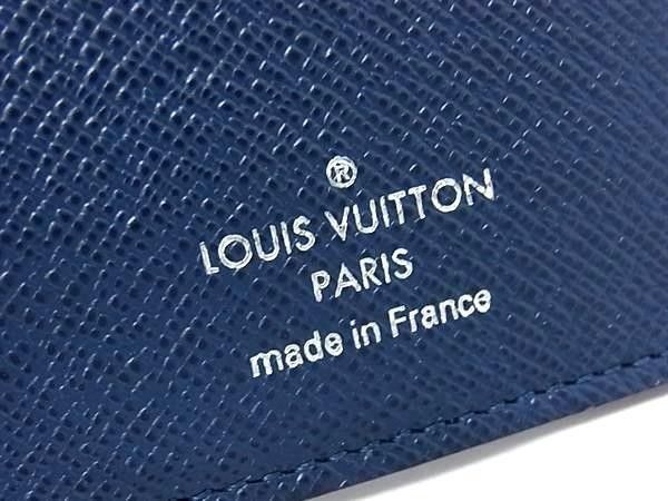 Louis Vuitton Wallet Taiga Portefeuille Long Ocean Leather Bifold Billfold — view 5