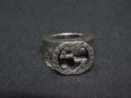 Gucci Ring Arabesque Interlocking Silver