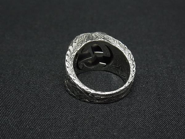 Gucci Ring Arabesque Interlocking Silver