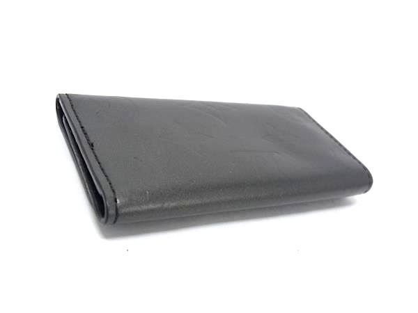 Louis Vuitton Key Case Monogram Matte Multicles 4 Noir Calf Leather Quadruple — view 2