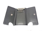 Louis Vuitton Key Case Monogram Matte Multicles 4 Noir Calf Leather Quadruple — view 3