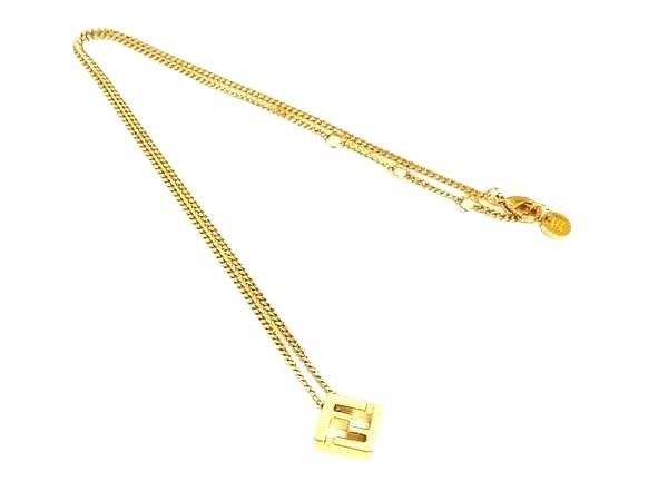 Fendi Necklace Forever Gold Metal