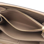 Louis Vuitton Round Wallet Zippy Bicolor Monogram Empreinte Tourtole Cream — view 8