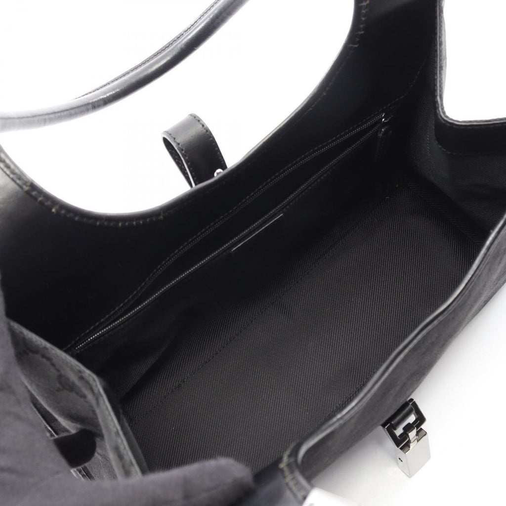Gucci Shoulder Bag Jackie GG Canvas Black — view 3