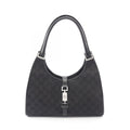 Gucci Shoulder Bag Jackie GG Canvas Black