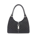 Gucci Shoulder Bag Jackie GG Canvas Black