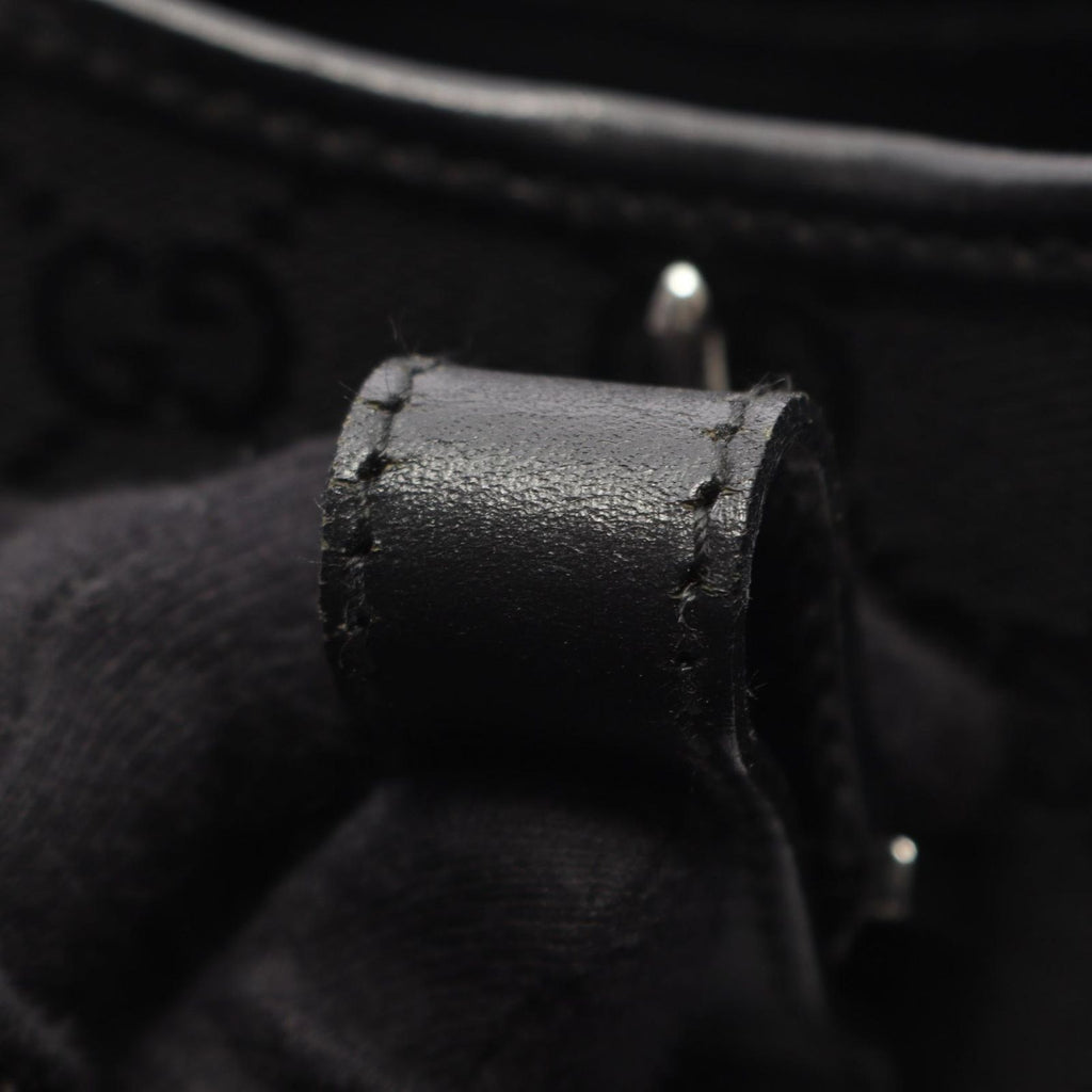 Gucci Shoulder Bag Jackie GG Canvas Black — view 7