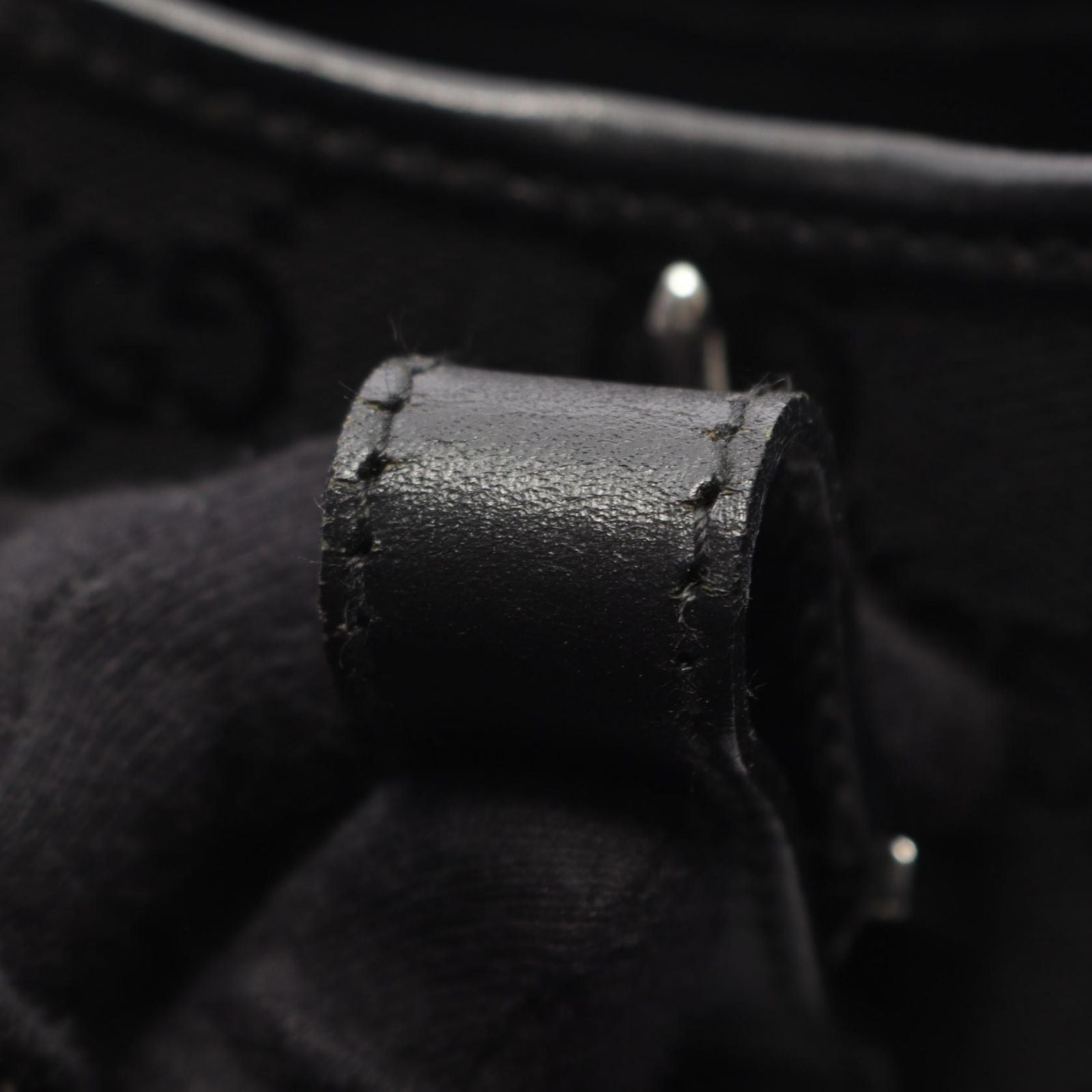 Gucci Shoulder Bag Jackie GG Canvas Black — view 7