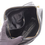Chanel Shoulder Bag Mademoiselle Black Lambskin Fringe Chain — view 3