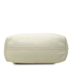 Prada Tote Shoulder Bag Green White Leather — view 3