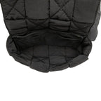 Bottega Veneta Maxi Intrecciato Padded Cassette Shoulder Bag Black Nylon — view 4