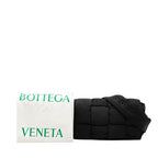 Bottega Veneta Maxi Intrecciato Padded Cassette Shoulder Bag Black Nylon — view 7