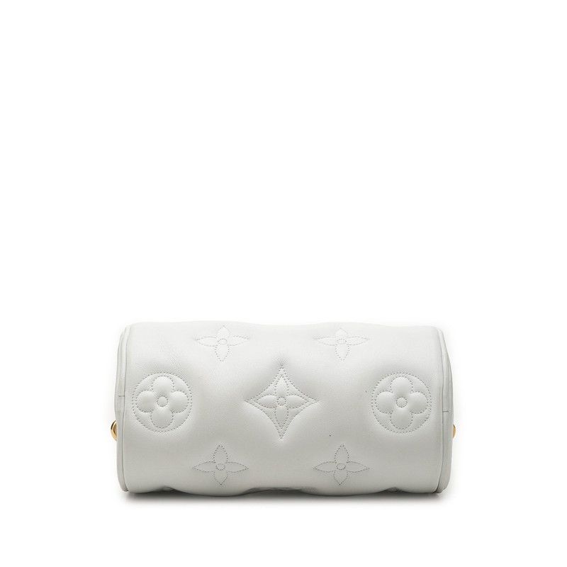 Louis Vuitton Bubble Glam Papillon BB Chain Shoulder Bag 3way White Calf Leather — view 3