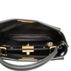 Fendi Peekaboo Selleria 2-Way Shoulder Bag Black Leather — view 4