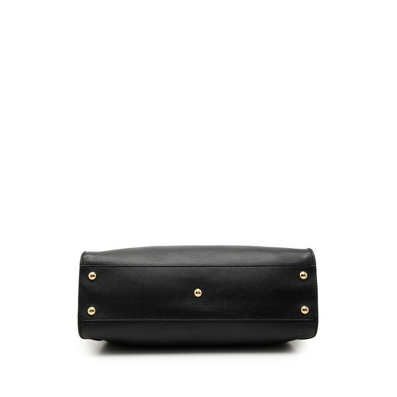 Fendi Peekaboo Selleria 2-Way Shoulder Bag Black Leather — view 3