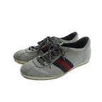 Gucci Sneakers Low Cut Shoes Sherry Line Lame 7 Silver — view 2