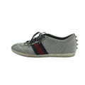 Gucci Sneakers Low Cut Shoes Sherry Line Lame 7 Silver