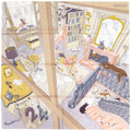 Hermes Carre 90 Mystere AU 24 Mystery at Number 24 04 Silk Mastic Beige Scarf