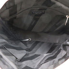 Chanel Quilted CC Logo Portobello Leather Tweed Black Pink 13 Handbag — view 6