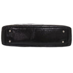 Chanel Quilted CC Logo Portobello Leather Tweed Black Pink 13 Handbag — view 4