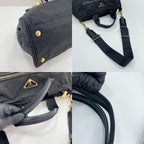 Prada Shoulder Bag Triangle Logo 2-Way — view 9