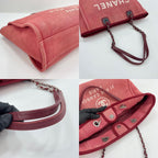 Chanel Tote Deauville Pink — view 9