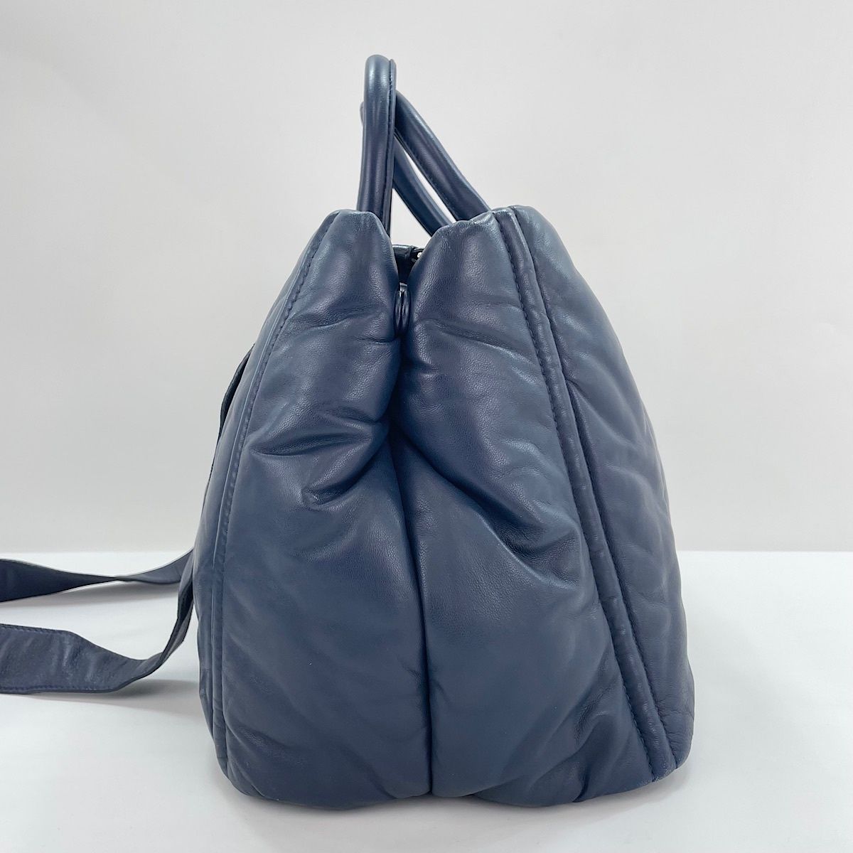Prada Tote Navy — view 5