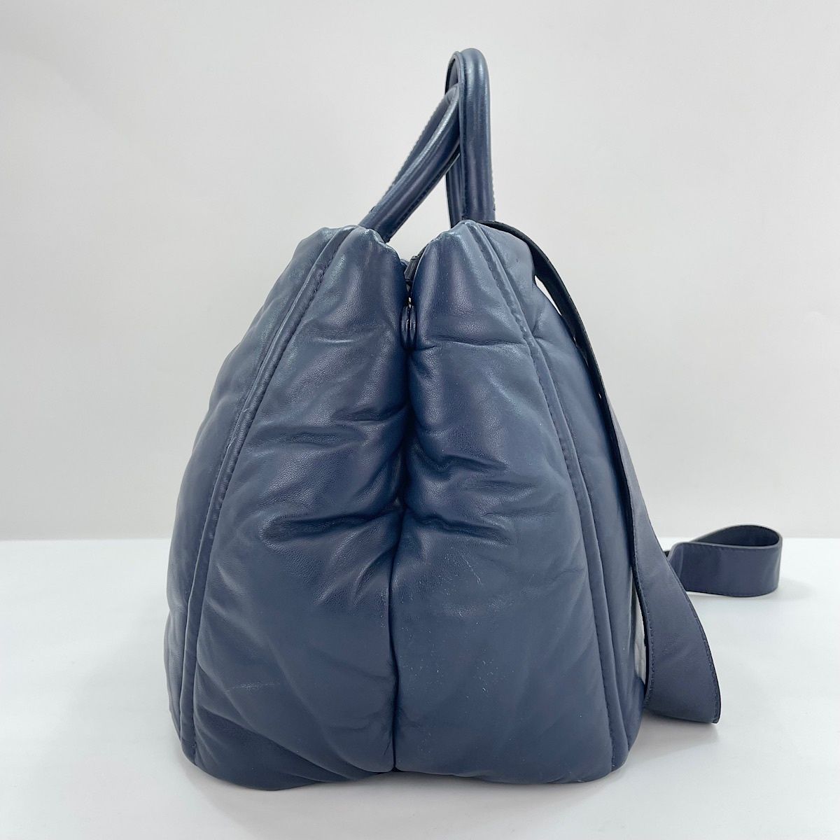 Prada Tote Navy — view 6