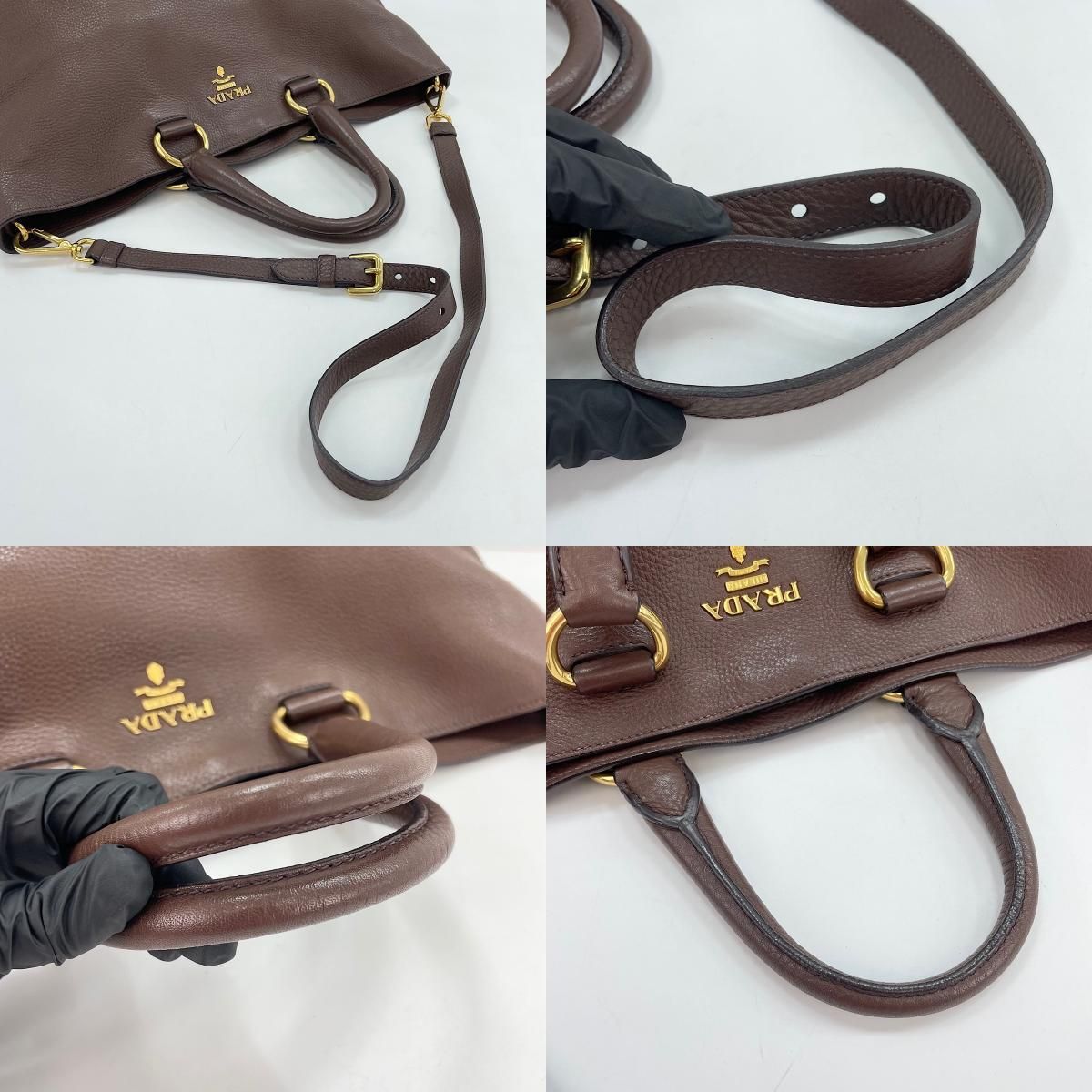Prada Tote 2-Way Brown — view 9
