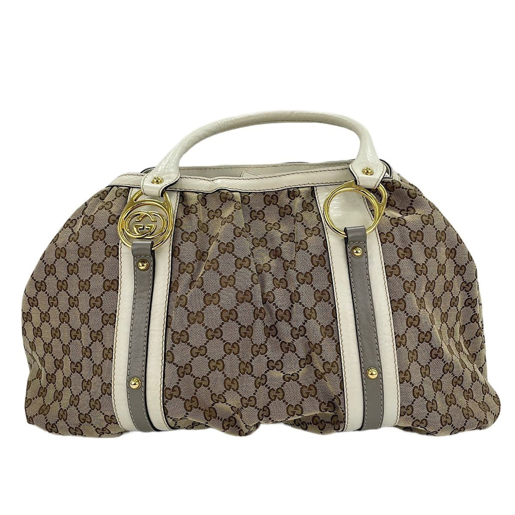 Gucci Tote Interlocking Beige — view 2