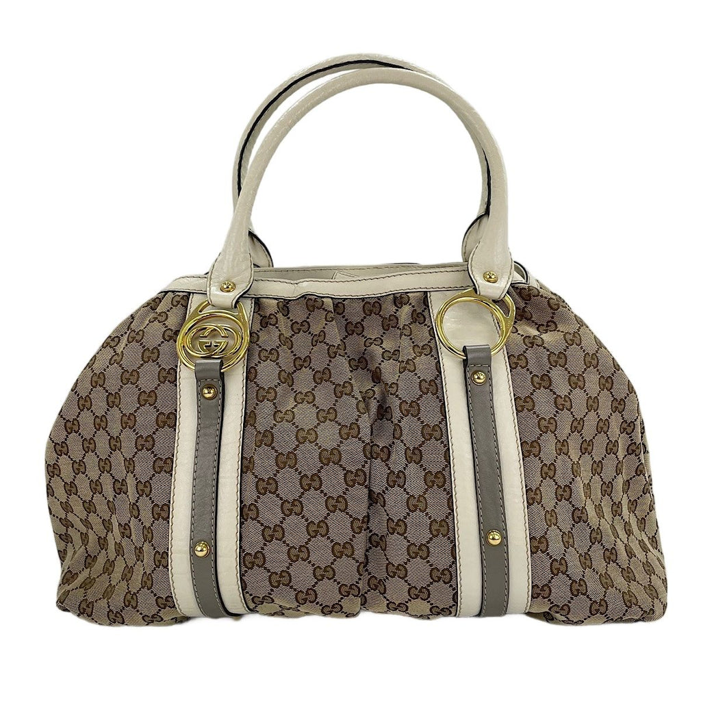 Gucci Tote Interlocking Beige