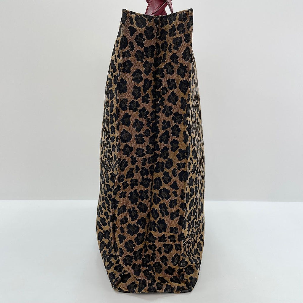 Fendi Handbag Leopard Brown — view 6