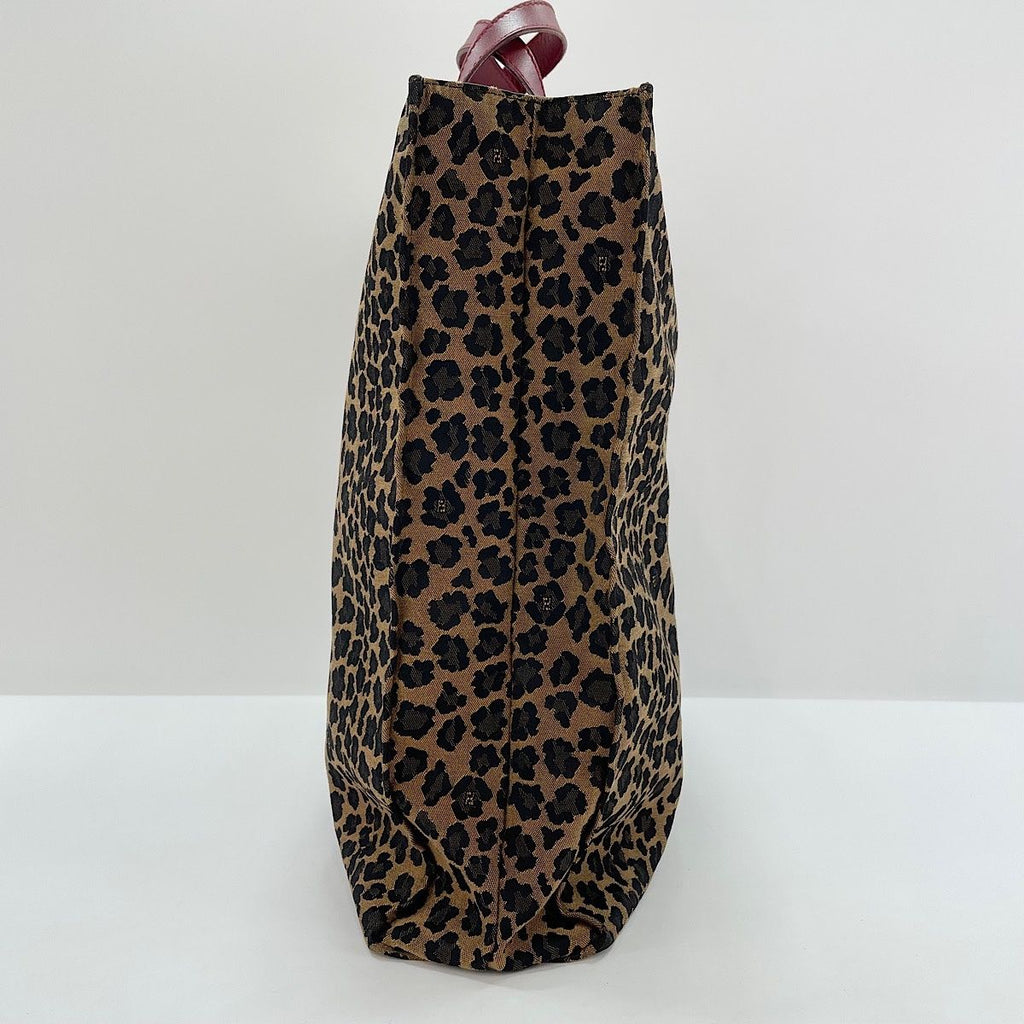 Fendi Handbag Leopard Brown — view 5