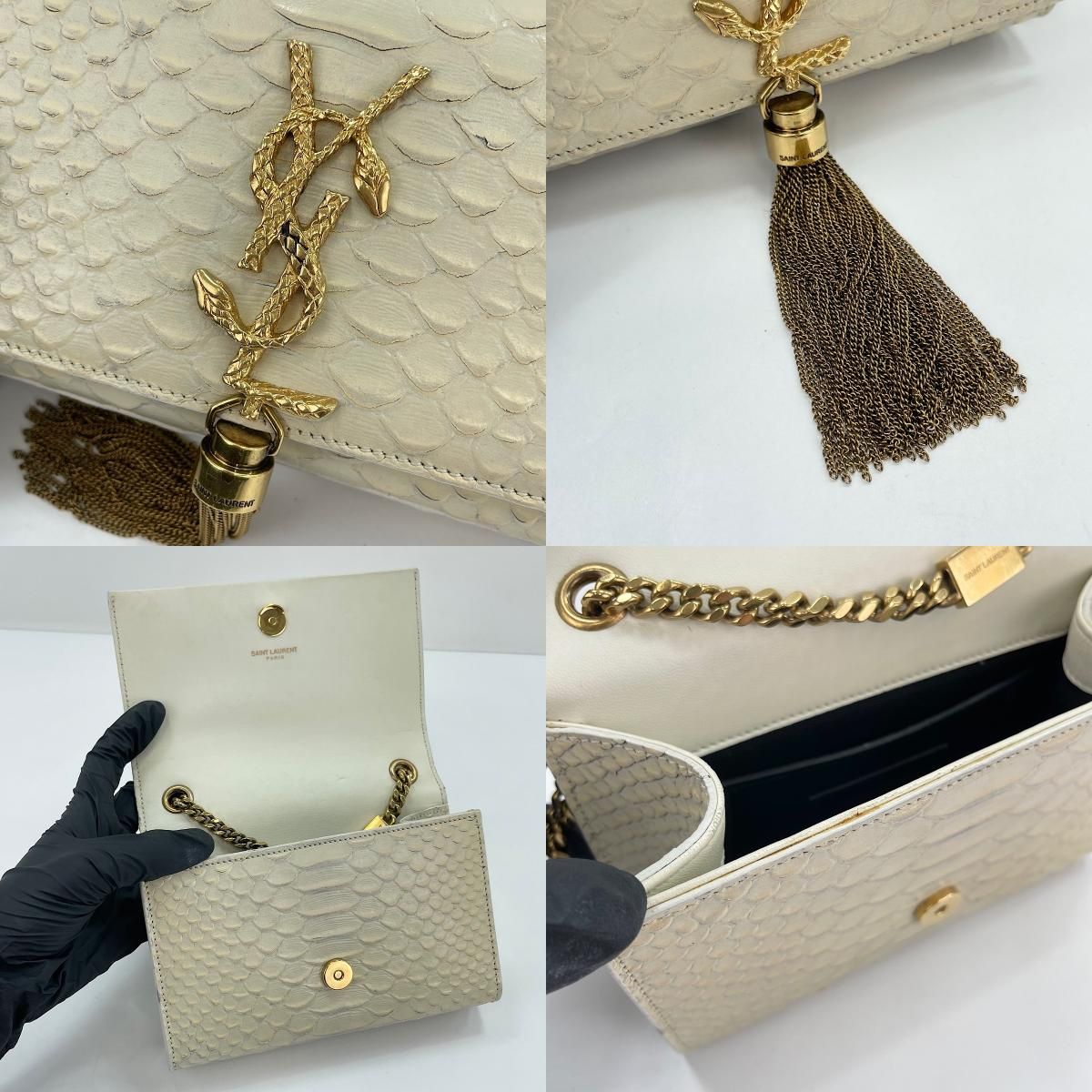 Saint Laurent Paris Shoulder Bag Tassel — view 9