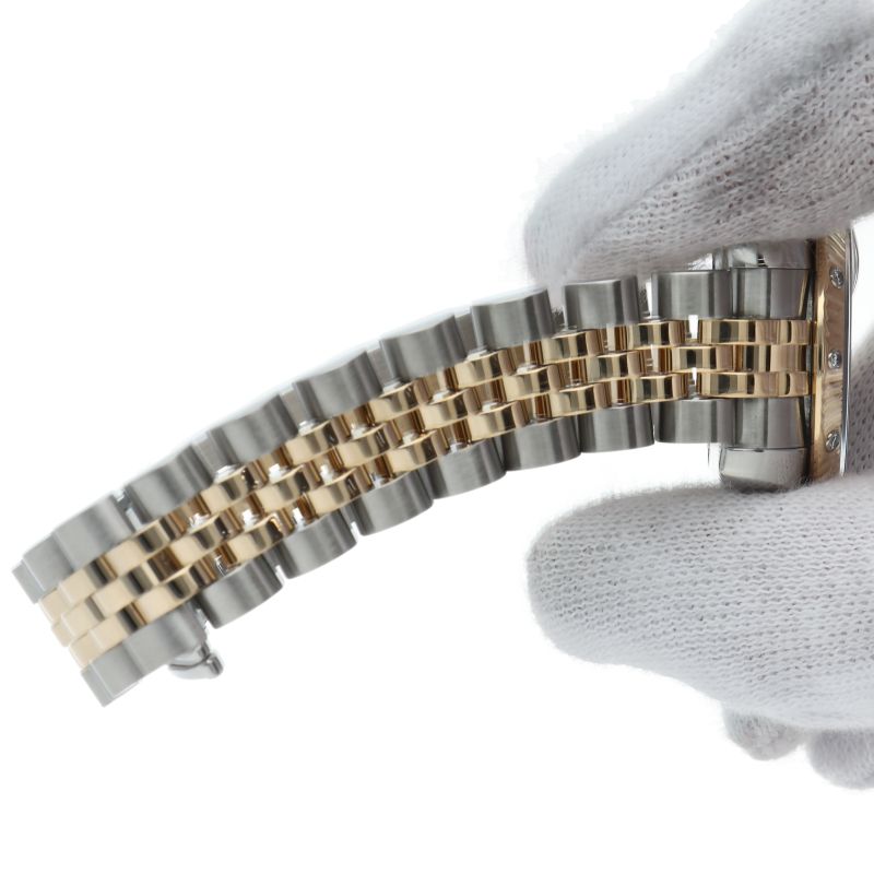 Rolex Datejust 26 Watch Diamond Bezel Overhauled Box 18k Yellow Gold SS — view 7