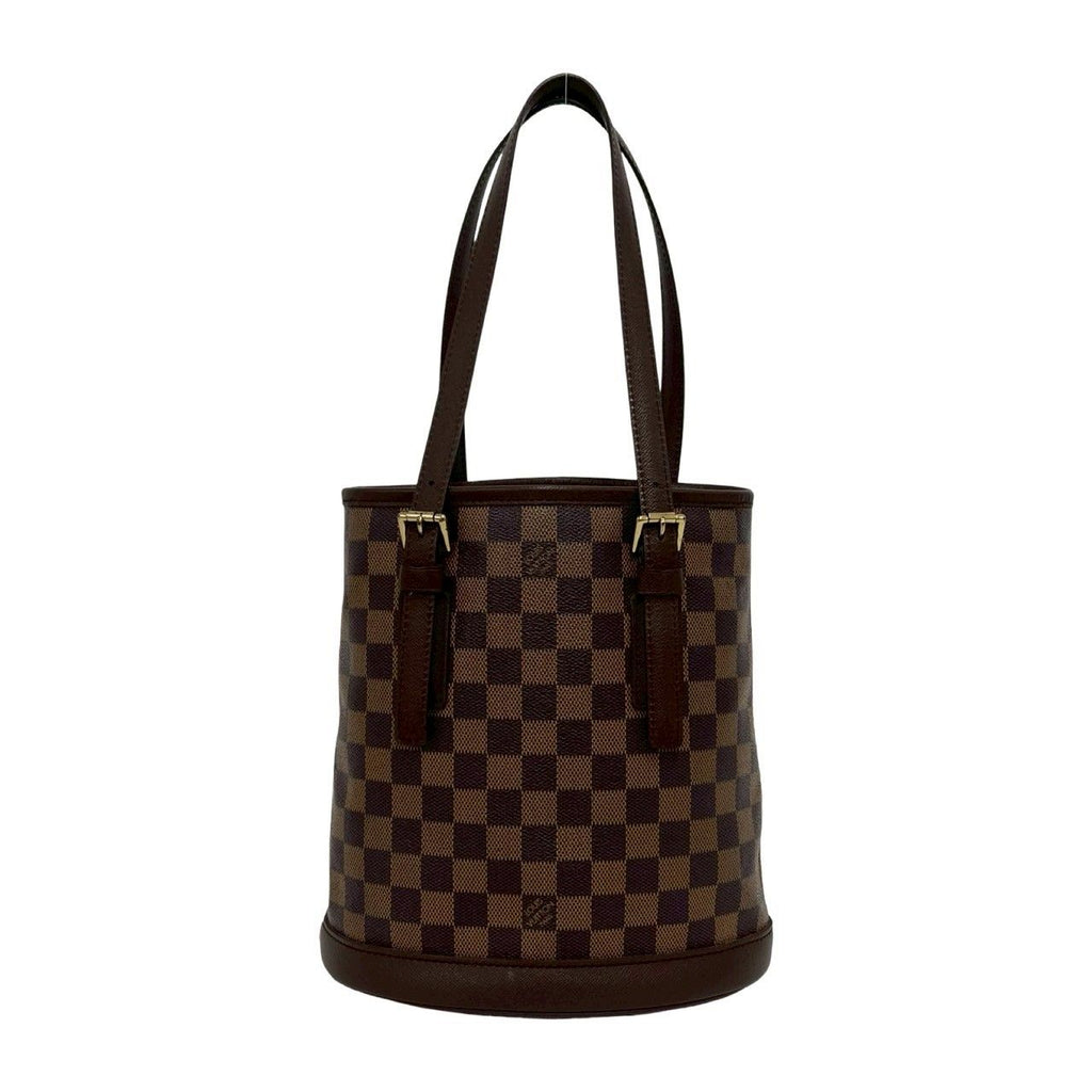 Louis Vuitton Marais Damier Leather Shoulder Bag Mini Tote Brown — view 3