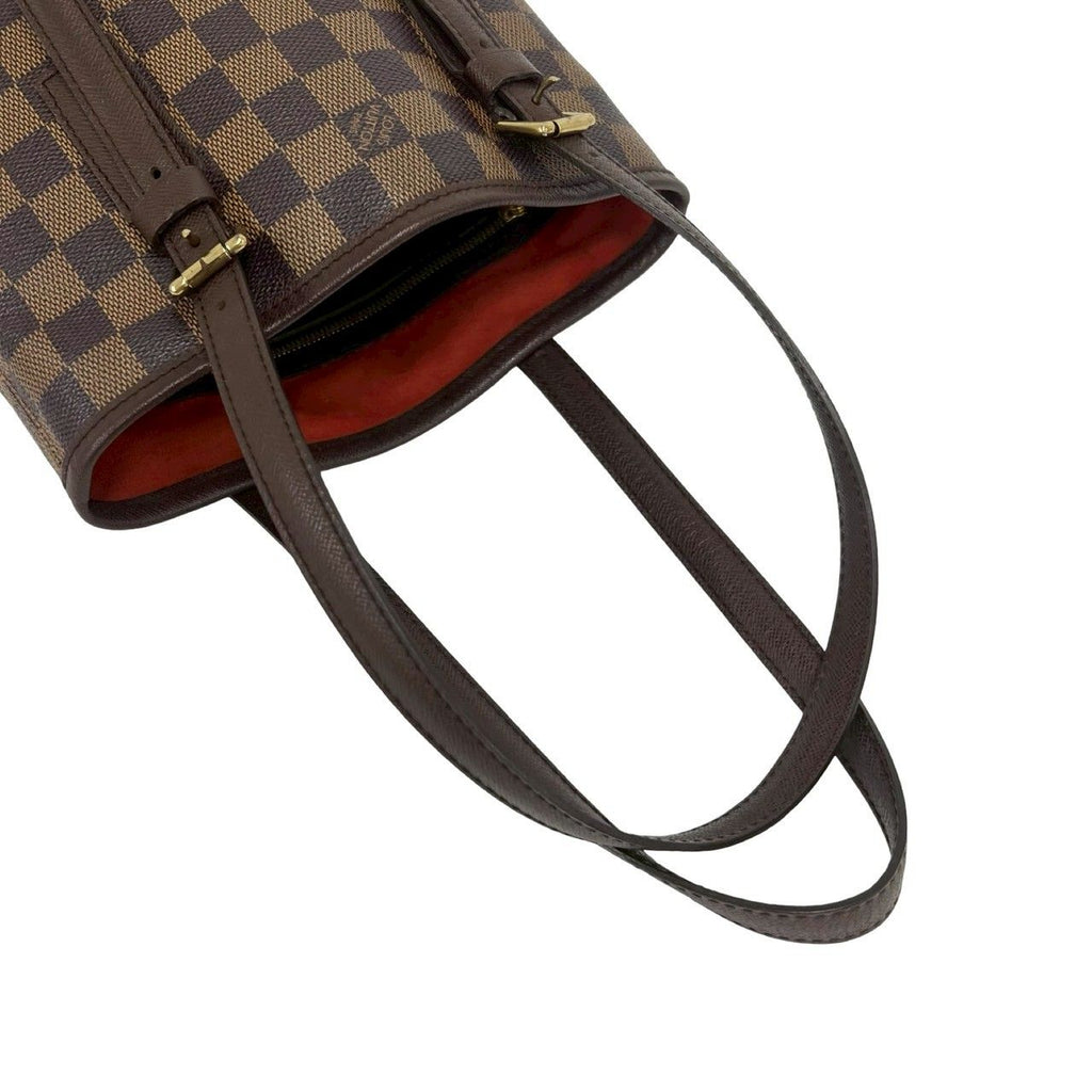 Louis Vuitton Marais Damier Leather Shoulder Bag Mini Tote Brown — view 4
