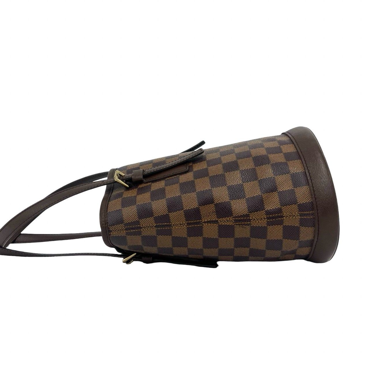 Louis Vuitton Marais Damier Leather Shoulder Bag Mini Tote Brown — view 5