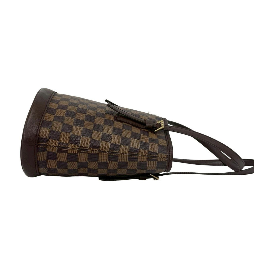 Louis Vuitton Marais Damier Leather Shoulder Bag Mini Tote Brown — view 6