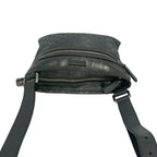Gucci Imprime GG Pattern Leather Shoulder Bag Crossbody Pochette Cross Gray — view 4