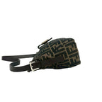 Fendi Vintage Zucca FF Pattern Canvas Leather Shoulder Bag Brown — view 5
