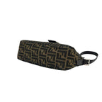 Fendi Vintage Zucca FF Pattern Canvas Leather Shoulder Bag Brown — view 8