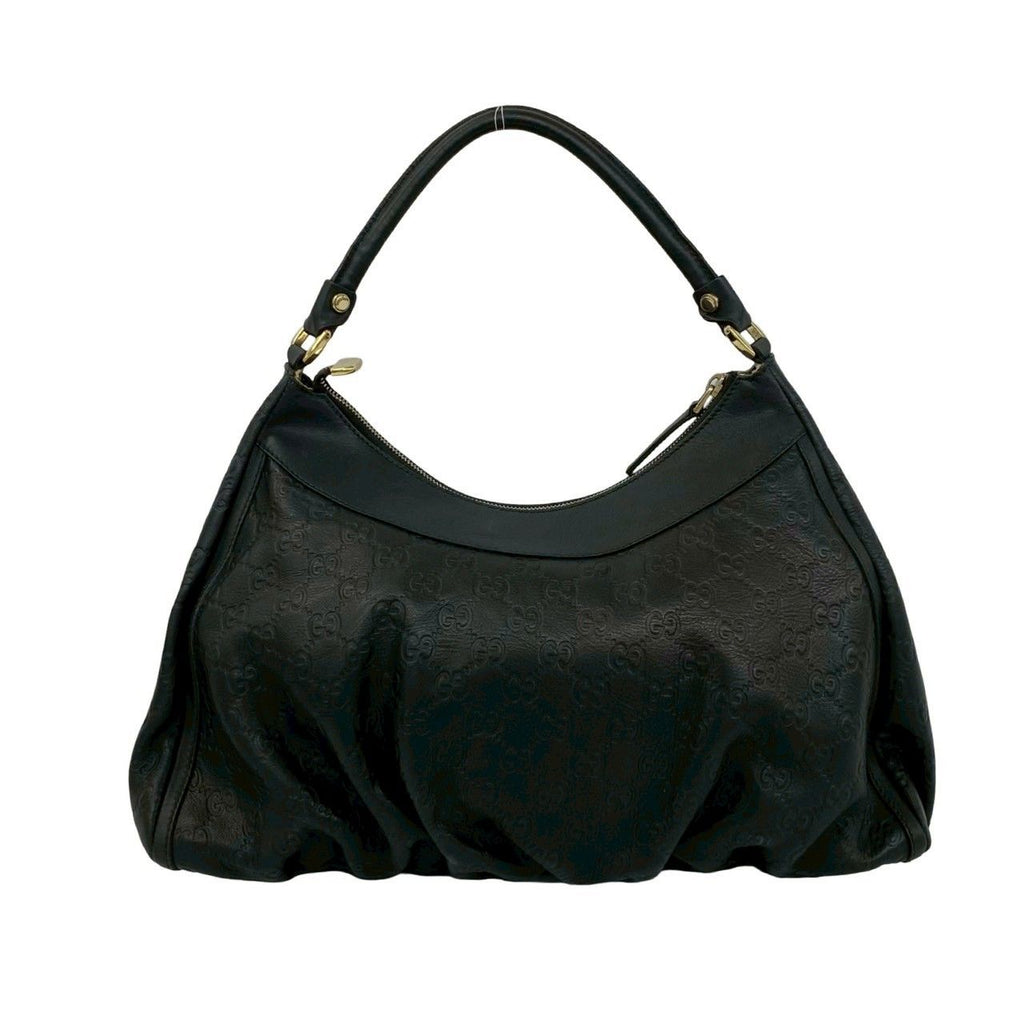 Gucci Abbey Guccissima Leather Boston Bag Semi Black — view 3
