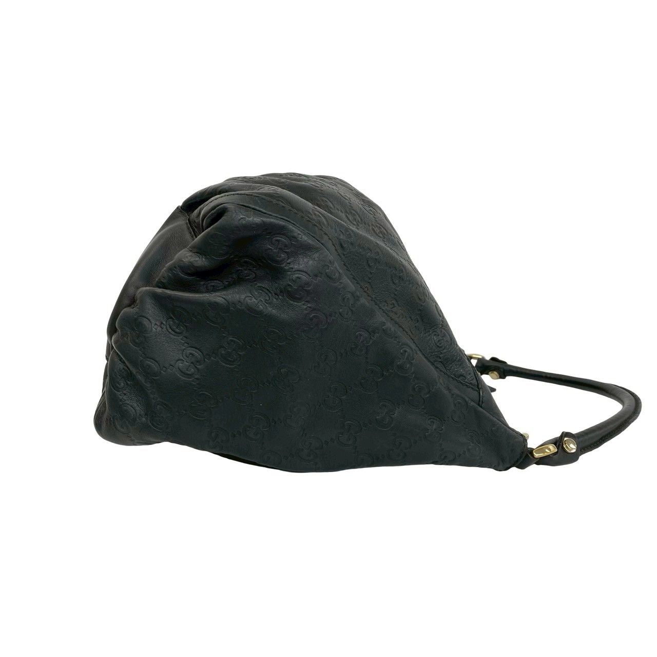 Gucci Abbey Guccissima Leather Boston Bag Semi Black — view 6